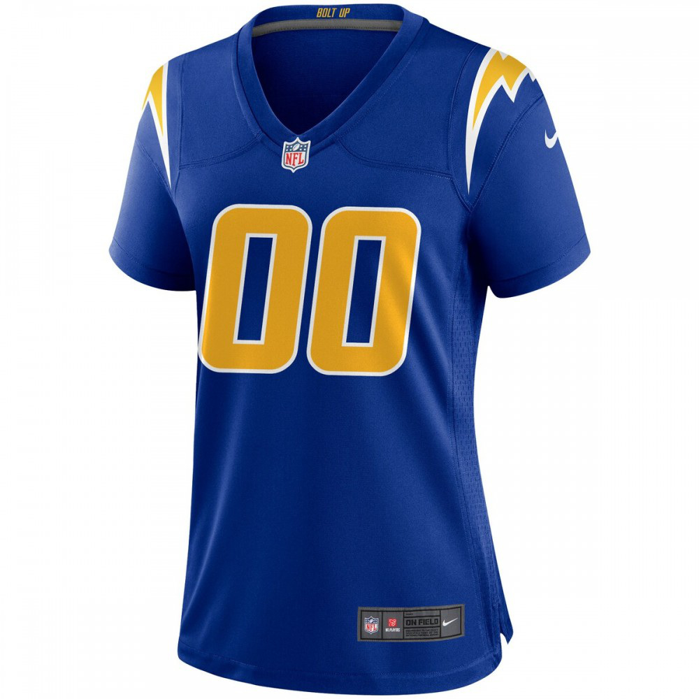 Los Angeles Chargers Nike Women's Alternate Custom Game Jersey - Royal-GridironStore